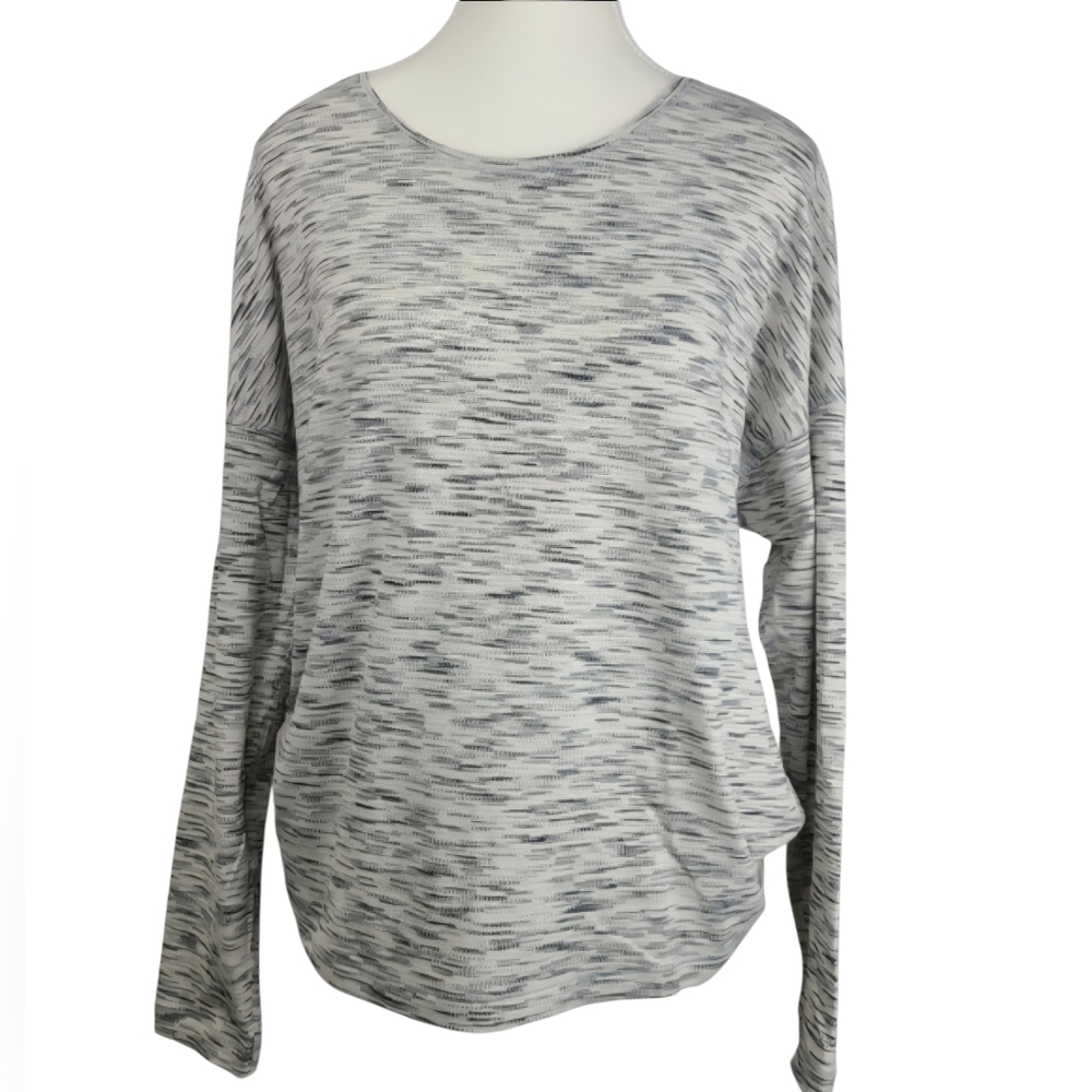 Lululemon Get Set Long Sleeve Tiger Space Dye Shirt Women’s Size M Activewear